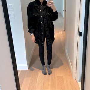 Black Jeans oversized jacket
